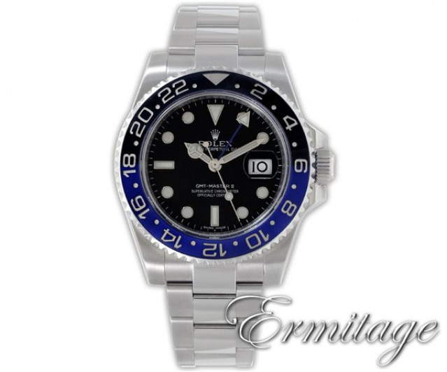 Batman Rolex GMT-Master II 116710BLNR Steel